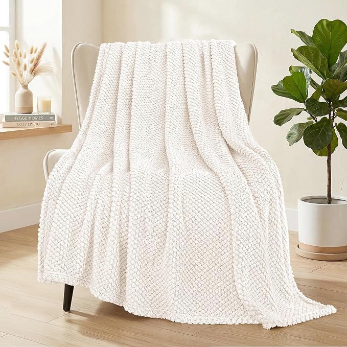 Whale Flotilla Extra Large Fuzzy Fleece Throw Blanket by WHALEFLOTILLA