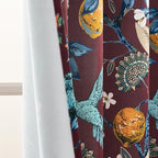 Topfinel Rust Floral Curtains 96 Inches Long 2 Panels Unique Beige Luxury - Image 9