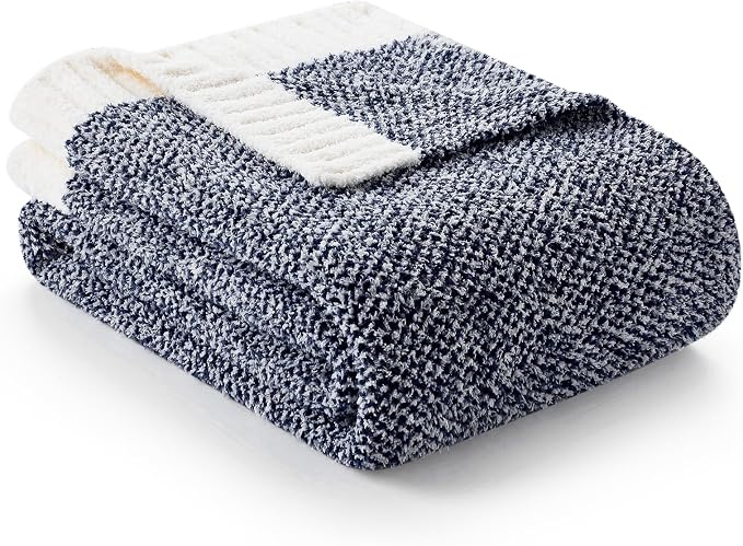 Snuggle Sac Heather Navy Throw Blanket by SnuggleSac
