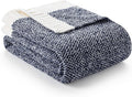 Snuggle Sac Navy Throw Blanket for Couch, Oversized Throw XL Super Soft Warm by SnuggleSac