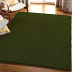 Amearea 4x4 Square Area Rugs for Bedroom Living Room, Olive Green Thickened - Image 8