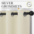 NICETOWN Kitchen Curtains for Decoration, Thermal Insulated Grommet Room - Image 3