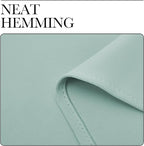 NICETOWN Blackout Curtains for Living Curtains, Aqua Blue, 2 Panels, 29 by 30 - Image 6