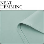 NICETOWN Kitchen Curtains, Short Blackout Curtains & Drapes, Aqua Blue - Image 6