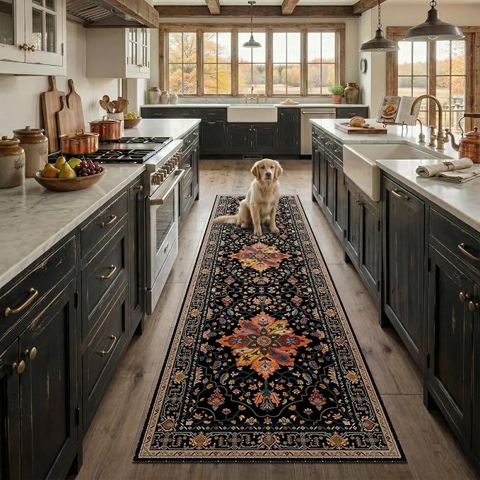 Area Rugs 2'x8' Runner Rug Non Slip Washable by RELEANY