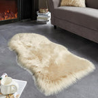 AMTOVO Faux Fur Rug, Fluffy Sheepskin Rug, Fuzzy Ultra Soft 2 x 4 ft Shag Rugs - Image 2