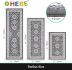 HEBE Boho Kitchen Rug Sets 3 Piece - Image 2
