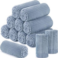 Buryeah 12 Pcs Flannel Throw Blanket Bulk 50 x 60 in Sleepover Blanket Outdoor by Buryeah