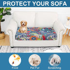 Smiry Printed Couch Cushion Covers, Stretch Soft Couch Covers - Image 7