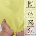 Simplebrand Lemon Sheer Curtains 84 Inches Long, Light Filtering Rod Pocket - Image 7