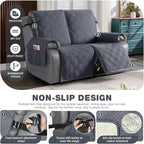 TAOCOCO 100% Waterproof Recliner Loveseat Covers 2 Seater, Split Loveseat Covers - Image 5