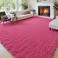 Area Rugs 9x12 Living Room, Shaggy Carpet Soft Plush Furry Bedside Rug Large by Junhejiamei