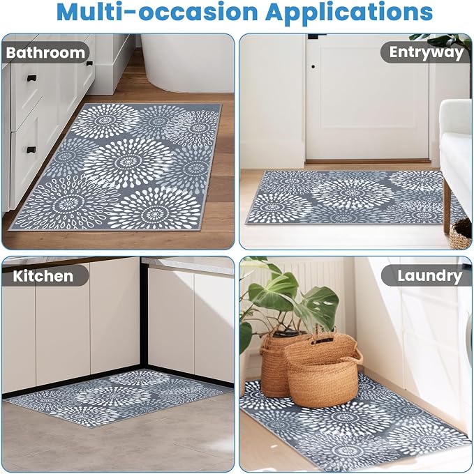 StepRite Runner Rug 2 x 3 ft, Washable Rugs, Hallway Runner Rugs, Kitchen - Image 6
