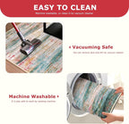 KOZYFLY Modern Abstract Small Area Rugs, 2x3 Washable Kitchen Rug Non-Slip Soft - Image 5