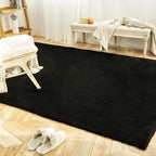 Ashler Faux Fur Rug, Ultra Soft Faux Rabbit Fur, 5 x 7 Feet Rectangle, Machine - Image 6