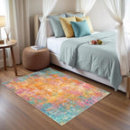 Washable Area Rugs 3'x5' Non-Slip Modern Abstract Soft - Image 8