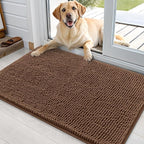 OLANLY Dog Door Mat for Muddy Paws 35x24, Absorbs Moisture and Dirt, Absorbent by OLANLY