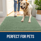 OLANLY Dog Door Mat for Muddy Paws 54x24, Absorbs Moisture and Dirt, Absorbent - Image 6