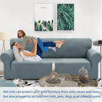 ZNSAYOTX 1 Piece Jacquard Chair Slipcovers - Image 2