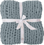 Bigacogo Chunky Knit Throw Blanket - Image 7