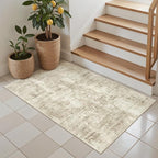 2x3 Washable Rugs for Kitchen, Powder Room Small Area Rug Non-Slip Vintage Low - Image 4
