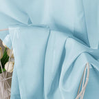 Aiyufeng 2 Pack: Basic Sky Blue Sheer Curtain Drapes 63 Inch Length 2 Panels - Image 8