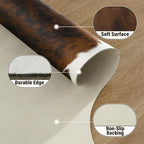 AROGAN Western Decor Faux Fur Cowhide Rug, 5.2x6.3 Feet Premium Animal Skin Cow - Image 8