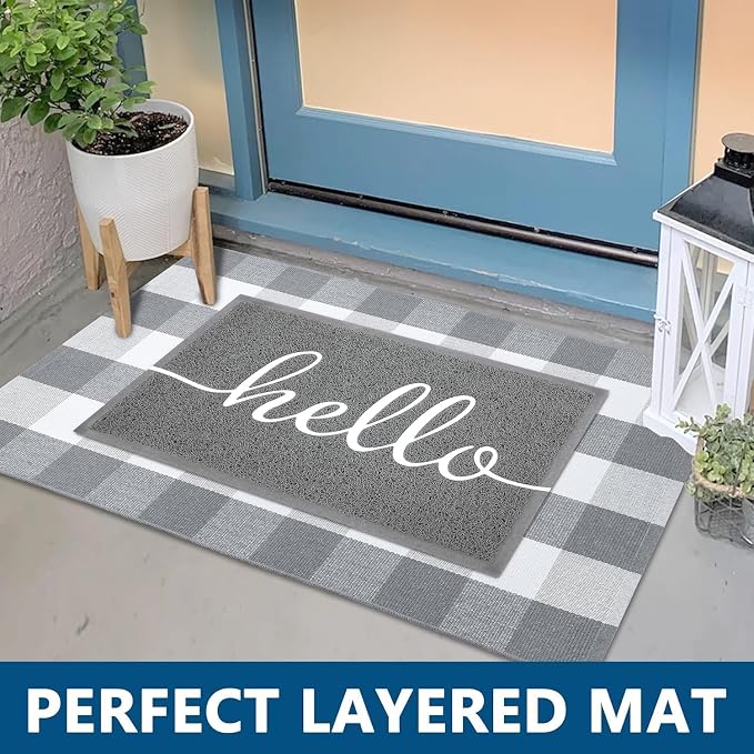 EARTHALL Funny Hello Mats Outdoor, Front Door Mat - Image 6