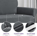 ZNSAYOTX Super Stretch Couch Cover Universal Sofa Covers - Image 3