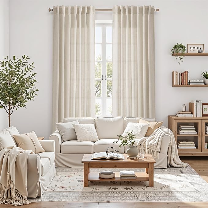 Nanspring Extra Long 120 Inch Curtains - Image 6