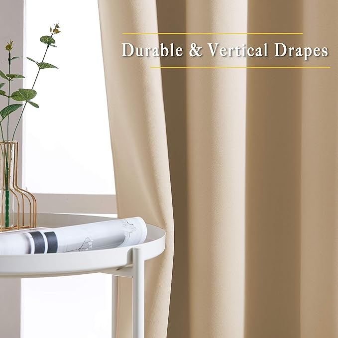 NICETOWN Bedroom Blackout Curtains and Drapes - Image 4