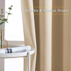 NICETOWN Blackout Draperies Curtains Panels - Image 5