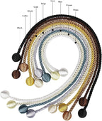 Curtain Tiebacks Outdoor Elegant Decorative Tie Backs Modern Rope Tiebacks - Image 4