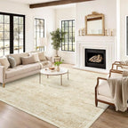 6x9 Area Rug for Living Room Floral Washable Non-Slip Modern Rugs for Bedroom - Image 8