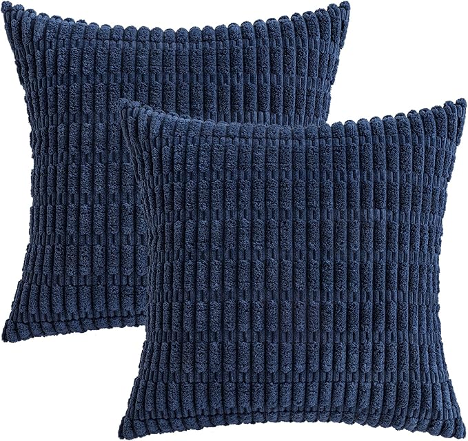 MIULEE Pack of 2 Corduroy Decorative Throw Pillow Covers 20x20 Inch Soft Boho - Image 6