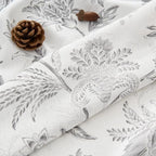 jinchan Linen Floral Curtains for Living Room, 84 Inch Length Curtains - Image 8
