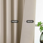 Joydeco Blackout Curtains 90 Inch Length 2 Panels Set, Thermal Insulated Long - Image 3