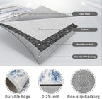 4x12 Runner Rug for Wide Hallway: Long Washable Runners for Entryway Living - Image 4