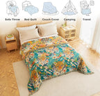 MSGKV Throw Blanket for Couch Cotton Leopard Animals Blanket 50"x60" Sofa Chair - Image 5