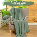 Buryeah 12 Pcs Flannel Throw Blanket Bulk 50 x 60 in Sleepover Blanket Outdoor - Image 2