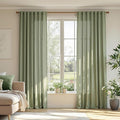 MYSKY HOME Patio Curtains for Sliding Door 90 inch Length 2 Panels Set by MYSKYHOME