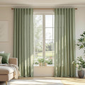 MYSKY HOME Sage Green Curtains for Beroom Liivng Room 84 Inch Length 2 Panels by MYSKYHOME