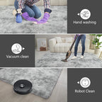 Shag Area Rugs for Bedroom Living Room, 6X9 Ultra Soft Fluffy Area Rugs for Dorm - Image 8