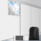 FADOTY Cuttable Blackout Shades Fabric Sheet, Portable 100% Black Out Window by FADOTY