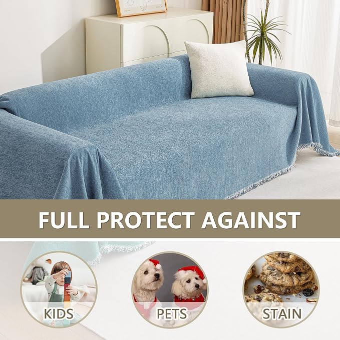 MYSKY HOME Dog Couch Cover Sofa Covers Sectional Couch Covers - Image 4
