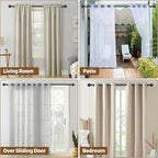 KAMANINA Curtain Rods for Windows 66 to 120 Inch, 7/8 Inch Black Heavy Duty - Image 9