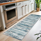 KOZYFLY Modern Abstract Runner Rug, 2x7 Kitchen Rugs Non-Slip Washable Soft - Image 3