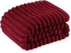 Bedsure GentleSoft Red Twin Blanket - Image 7
