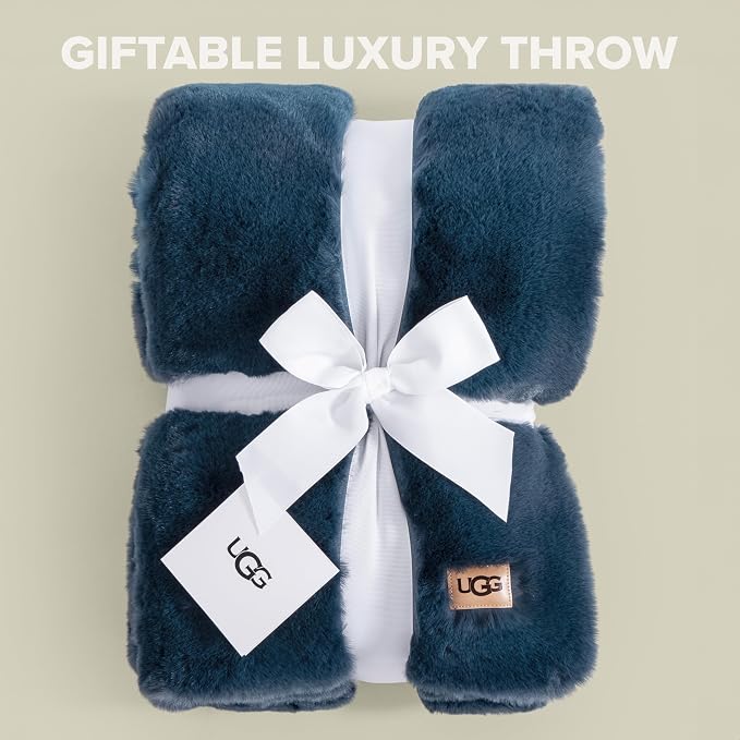 UGG Euphoria Faux Fur Throw Blanket, Soft Warm Throw Blankets - Image 3