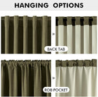 MIULEE 100% Blackout Linen Curtains - Image 5